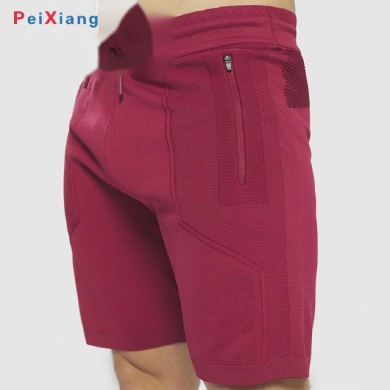 Black running shorts front athletic cut