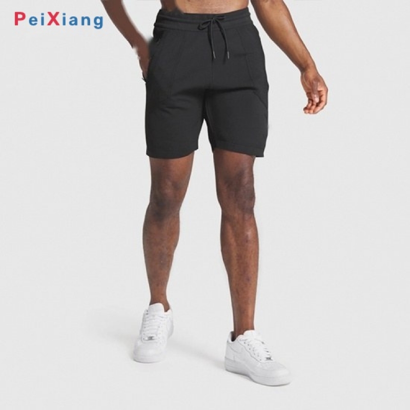 Running shorts detail zip pocket and mesh panel