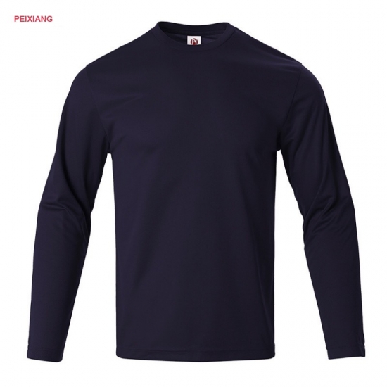 Men's long sleeve training t-shirt back view