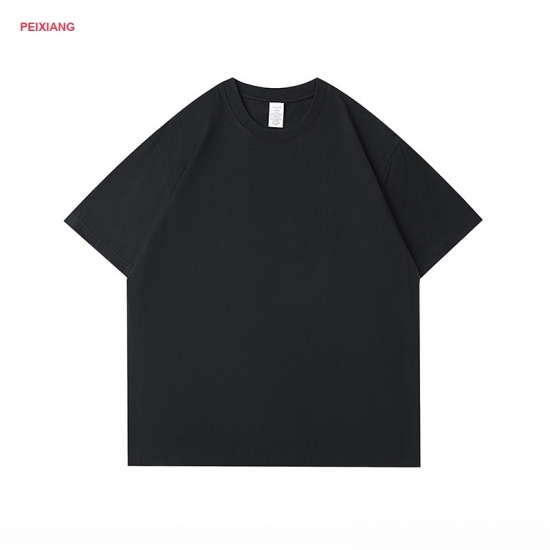 Black custom men's short sleeve t-shirt