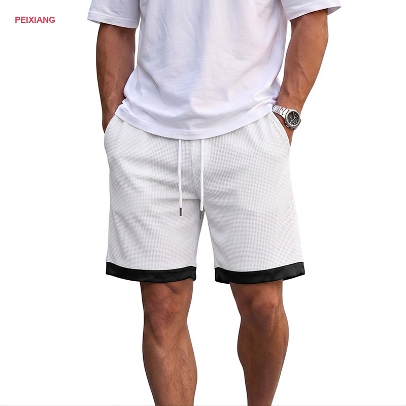 Light grey training shorts side fit