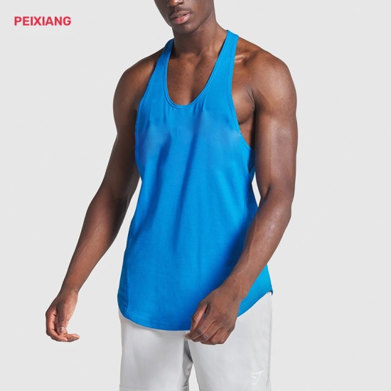 Bright Blue slim athletic front cut