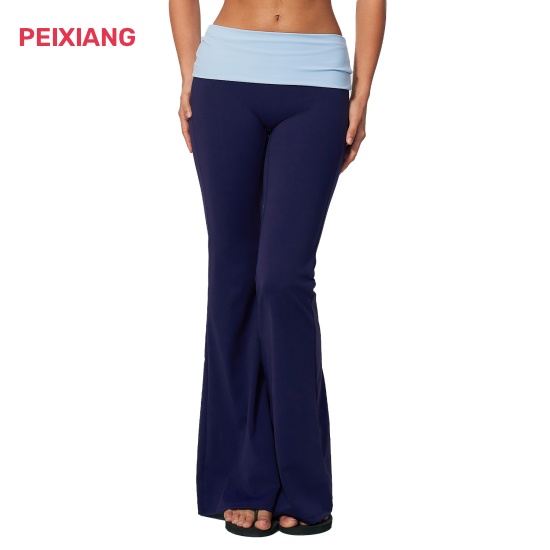 High-waist flared yoga leggings
