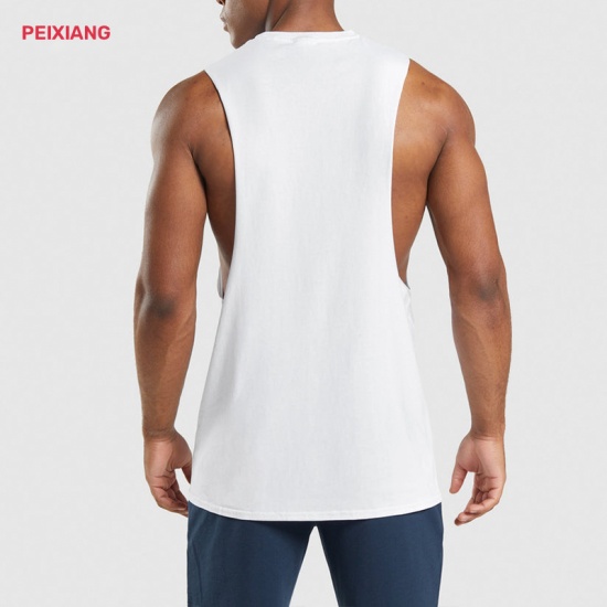 White training vest back view