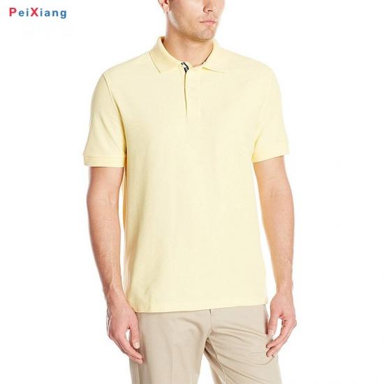 Men's Solid Performance Deck Polo Shirt 3 Colours PEIXIANG