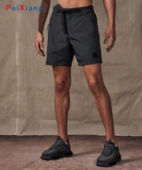 MEN urban outdoor training shorts with zip pockets quick dry water repellent wholesale