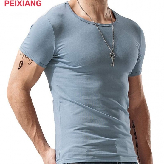 Customized Men T-Shirt Crew-Neck